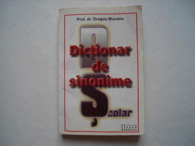 Dictionar de sinonime - Dragos Mocanu foto