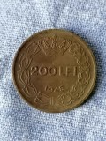 MONEDA -200 LEI 1945-Rom&acirc;nia