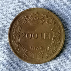 MONEDA -200 LEI 1945-România