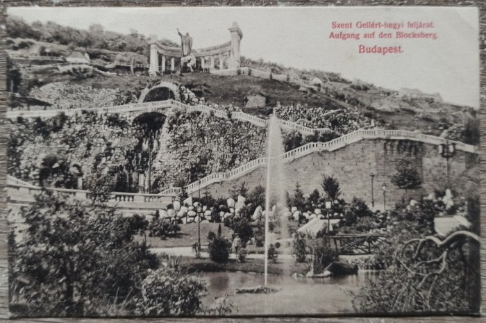 Budapesta, Szent Gellert-hegyi feljarat. Aufgang auf den Blocksberg// CP