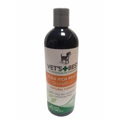 Sampon pentru dermatite alergenice cauzate de purici caini, Vet&#039;s Best, 470 ml