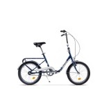 Bicicleta Pliabila Pegas Practic Retro 3S PRACTICR3S201GLB, 20&quot;, Albastru Cobalt