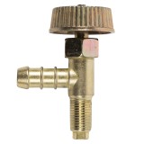 Robinet pentru pirostrie pas M10 marunt, stut furtun gaz, alama, Micul Fermier, GF-0316