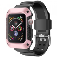 Husa OEM Tough pentru Apple Watch 44mm Series, Roz foto