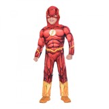 Costum The Flash - Fulger pentru copii 6-8 ani 128 cm, DC