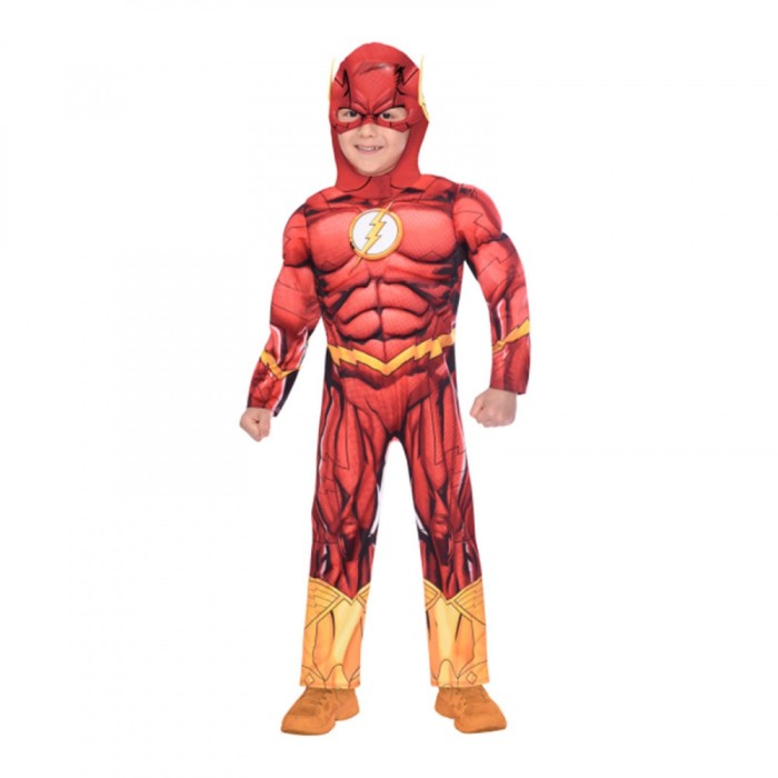 Costum The Flash - Fulger pentru copii 8-10 ani 134 cm