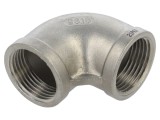 Cot 90&deg; mamă-mamă GEBO G316, presiune max 10,5 bar, cod 6090-100, pentru apă