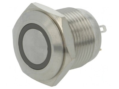 Comutator anti-vandalism IP65 2A 36VDC &amp;Oslash;16mm foto