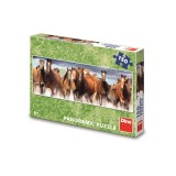 Cumpara ieftin Puzzle panoramic Cai, 150 piese - DINO TOYS
