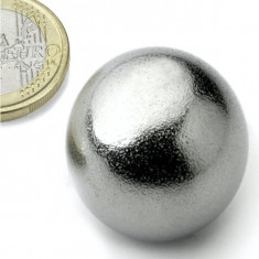 Magnet neodim sfera Ø26 mm, putere 9 kg, N38