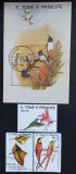 S&atilde;o Tom&eacute; e Pr&iacute;ncipe (1989) -Serie completa "Păsări Colibri / Trochilidae" (50 Db, 20 Db, 20 Db, 20 Db) (Obliterat / Ștampilat) VRT1