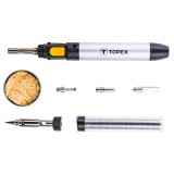 Microtorta cu gaz Topex 12 ml, 400&deg;C, set cu duze pentru lipire