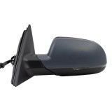 Oglinda usa exterioara Audi A4/S4 (B8), 2010-12.2015, partea Stanga, reglare electrica; grunduit; incalzit; sticla asferica; geam cromat; rabatabil;
