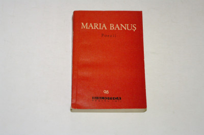Maria Banus - Poezii - bpt - 1961 foto