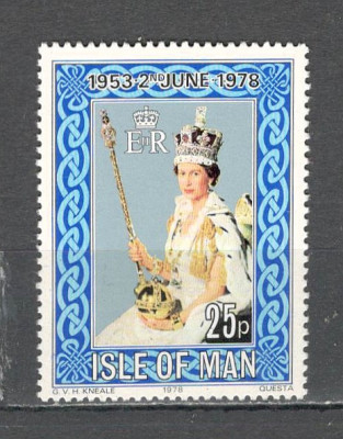 Isle of Man.1978 25 ani incoronarea Reginei Elisabeth II GI.10 foto
