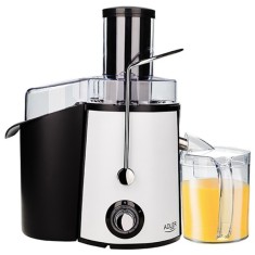 Storcator de fructe Adler, 1000 W, 2 viteze, 18000 rotatii/minut, vas de suc 1 l, Argintiu