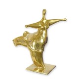Dansatoare-statueta moderna din bronz auriu TBB-178