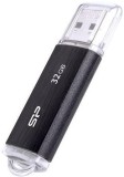USB Flash Drive SP, Ultima U02, 2.0, 32GB, Negru &quot;SP032GBUF2U02V1K&quot; (timbru verde 0.03 lei), Silicon Power