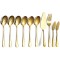Set tacamuri Berglander, 10 piese, 18/0 inox, Auriu