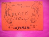 HOPCT 15126 BLACK MOLLY [ PESTI ]- GERMANIA--CARTE POSTALA RADIO AMATOR / RADIOAMATORI CARICATURA -CIRCULATA
