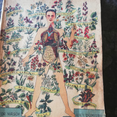 Plante medicinale, Victor Hirsch si Ilie Dumitru,1946,cu 13 figuri si 32 tabele