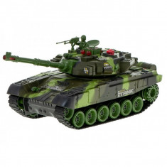 Tanc militar de lupta 9995 cu telecomanda, verde foto