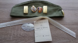 M3 C10 - Boneta militara - cu emblema si alte insemne militare - kaki - comunism