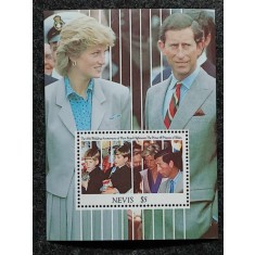 Nevis 1991 - familia regala, colita neuzata