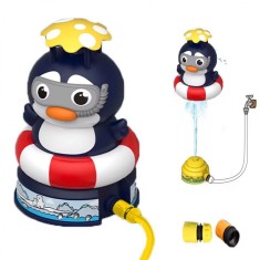 Jucarie- lansator cu apa in aer liber, model pinguin