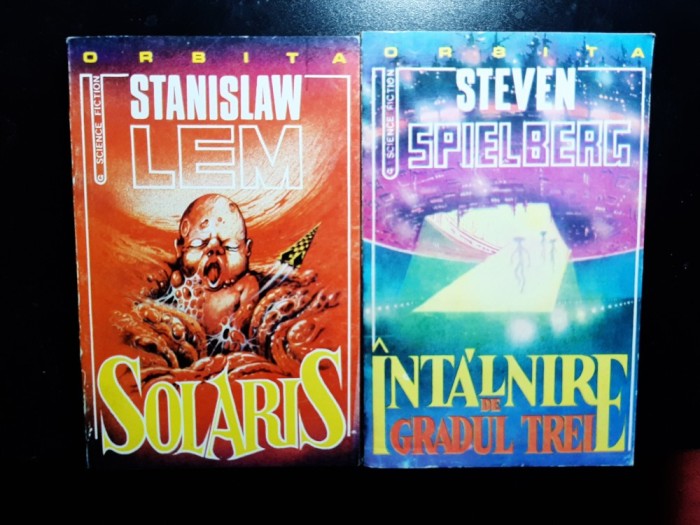 2 vol. colectia &quot;Orbita&quot; (Steven Spielberg - Intalnire de gradul trei, Stanislaw Lem - Solaris)