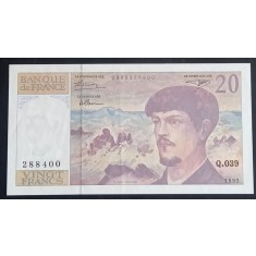 Franța, 20 Franci 1993.