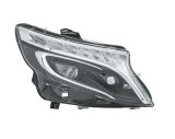 Far MERCEDES Clasa V/Vito (W447), 04.2014-, partea Dreapta, HELLA, cu sistem iluminat in curba; cu &amp;quot;lumina timp de zi&amp;quot; tip LED; LED; electr