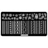 Cumpara ieftin Matrita Metalica Stampila Unghii LUXORISE, Bohemian Flirt XY-COCO12, LUXORISE Nail Art