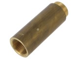 Prelungitor rotund 80mm tată-mamă GEBO 500-80-05BR - Term. &icirc;mbinare BR