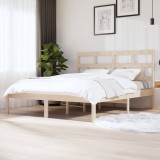 Cumpara ieftin Cadru de pat, 160x200 cm, lemn masiv de pin