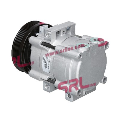 Compresor aer conditionat Ford ESCAPE, 2001-2008, Maverick, 2001-2008, motorizare 3.0 V6 150kw, benzina, rola curea 129 mm, 6 caneluri, Visteon tip: foto
