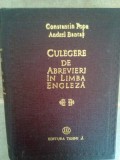 Constantin Popa - Culegere de abrevieri in limba engleza (Editia: 1978)