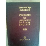 Constantin Popa - Culegere de abrevieri in limba engleza (Editia: 1978)