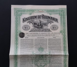 Obligatiune 10 lire sterline 1922 , bond , titlu , imprumut , actiuni