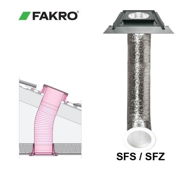 Tunel solar de lumina flexibil FAKRO SFS / SFZ foto