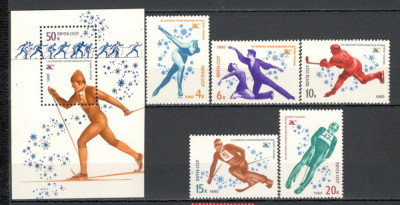 U.R.S.S.1980 Olimpiada de iarna LAKE PLACID MU.640 foto