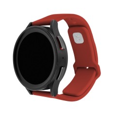 Fixed - Silicone Sporty Strap Set 20mm - Samsung Galaxy Watch 4/5/Active 2, Huawei Watch GT 3 (42mm)/GT 3 Pro (43mm) - Red foto
