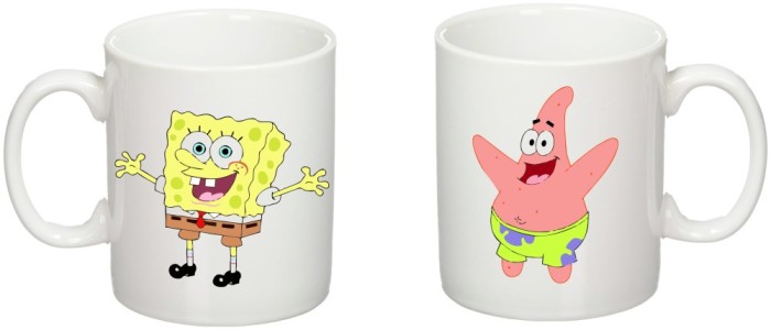 Cana alba personalizata &quot;Sponge!&#039;&quot;, INOVATIX&reg;. 330ml