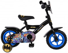 Bicicleta pentru copii Batman, 10 inch, culoare negru, fara frana PB Cod:81034-NP foto