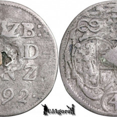 1692, 4 Kreuzer - Ioan Ernest de Thun - Arhiepiscopatul - Sfântul Imperiu Roman