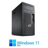 Workstation Fujitsu CELSIUS W580, Hexa Core i5-8400, 8GB, 256GB SSD, Win 11 Pro