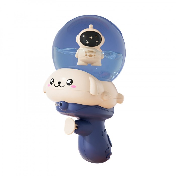 Pistol cu apa pentru copii, flippy, multifunctional, capacitate 250 ml, model astronaut, 15.6x8x8.9 cm, abs, albastru