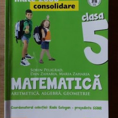 Matematica Clasa a 5 a Consolidare Sorin Peligrad,Dan Zaharia