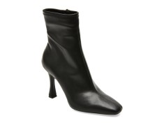 Botine elegante ALDO negre, RANABELILA 001, din piele ecologica