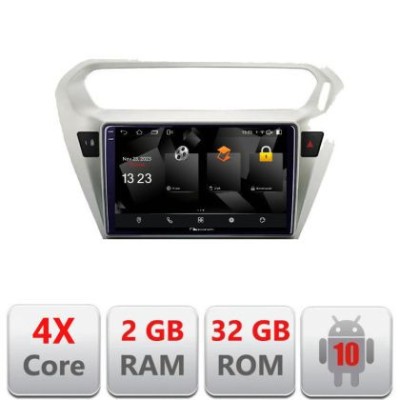 Navigatie Peugeot 301 Citroen C-Elisee 5230-301 Android Ecran 720P Quad Core 2+32 carplay android auto CarStore Technology foto